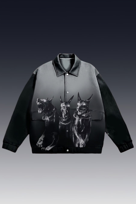 Cerbère - Veste en cuir