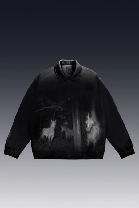 Licornes - Veste en cuir