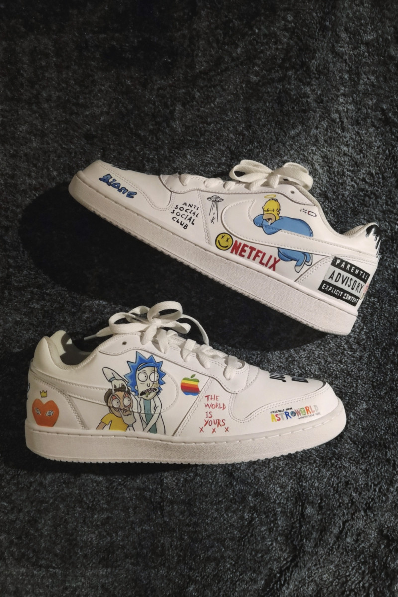Simpson et Rick & Morty - Air Force 1