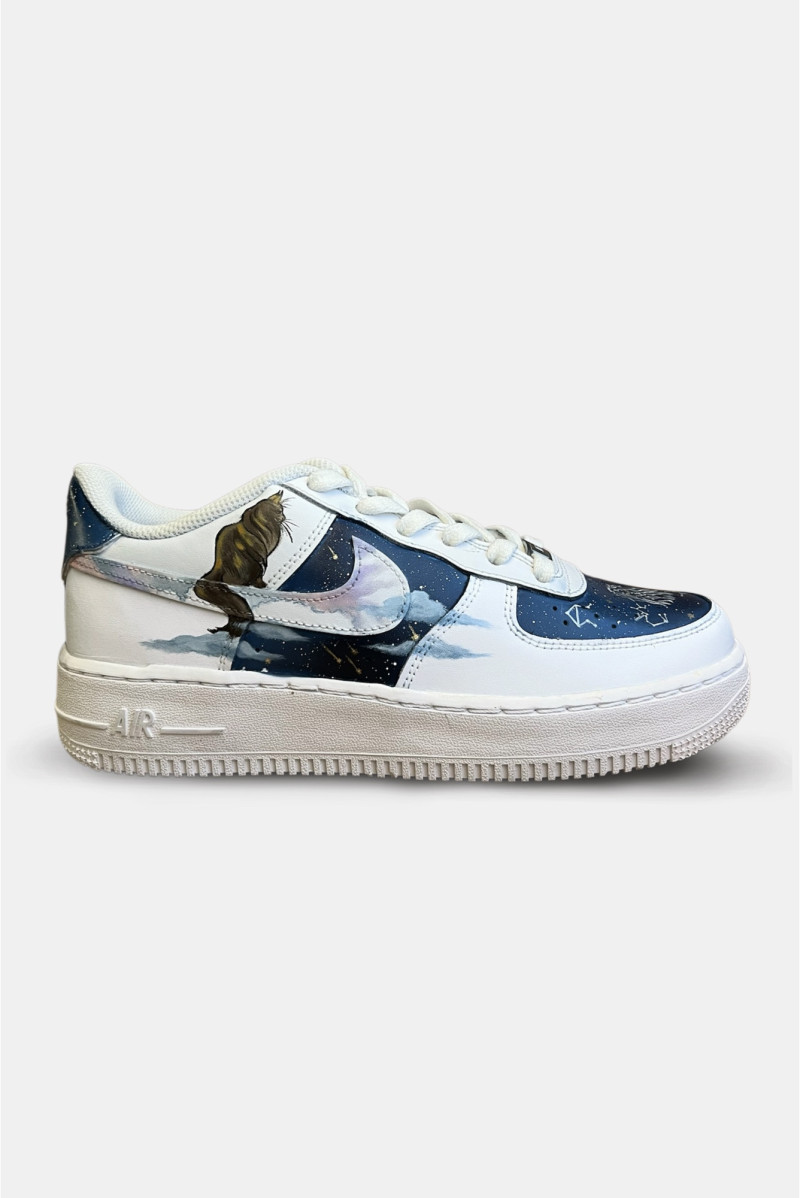 Chat & nuit étoilée - Air force 1